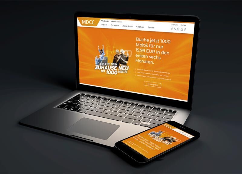 Multidevice-Vorschau der MDCC Magdeburg – realisierte Webdesign-Referenz mit CMS